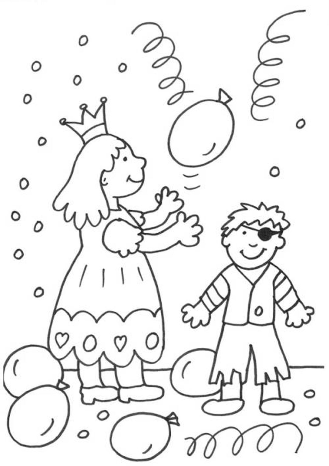 Faschingszauber im Kindergarten: Kreative Ausmalbilder für kleine Narren!